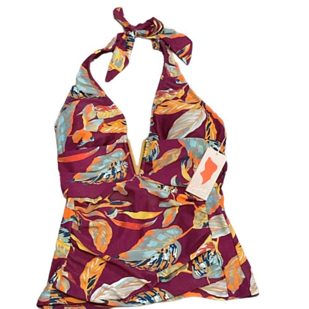 Jaclyn Smith Women’s Floral Print Tankini Top